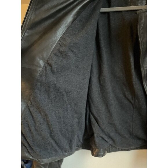 BANANA REPUBLIC - Genuine Leather Biker Jacket size M From 2010 - Picture 8 of 16